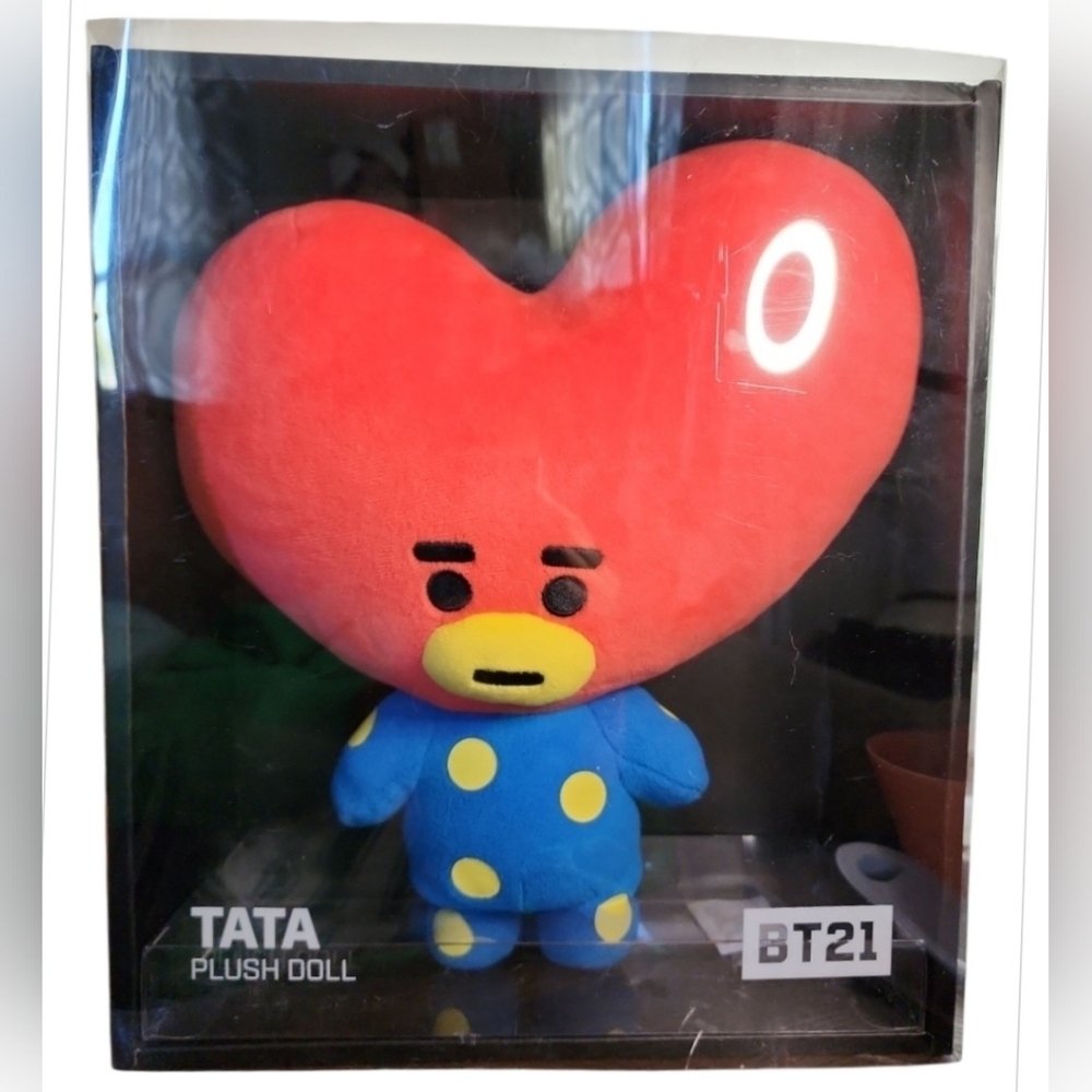 BT21 Official 1st Edition Limited TATA 12" Plush Doll BTS V Taehyung In Orig Box